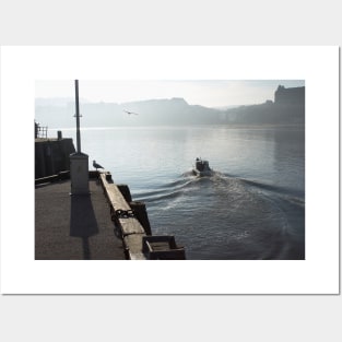 Heading out to sea, Scarborough, Yorkshire, UK Posters and Art